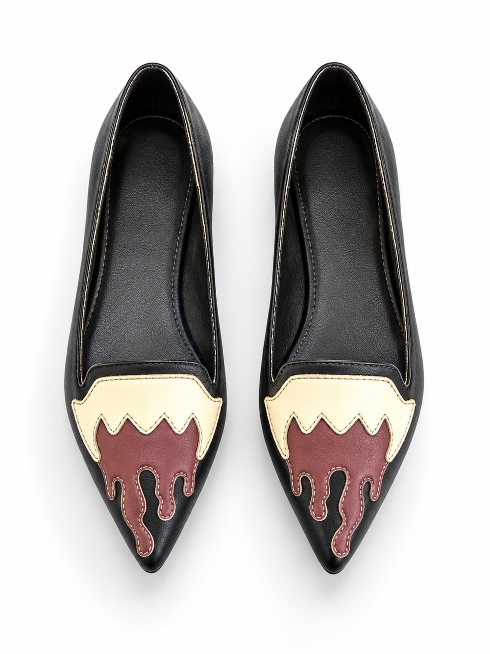 Strange Cvlt Halloween Edition Drip Detail Pointed-Toe Flats Size 7